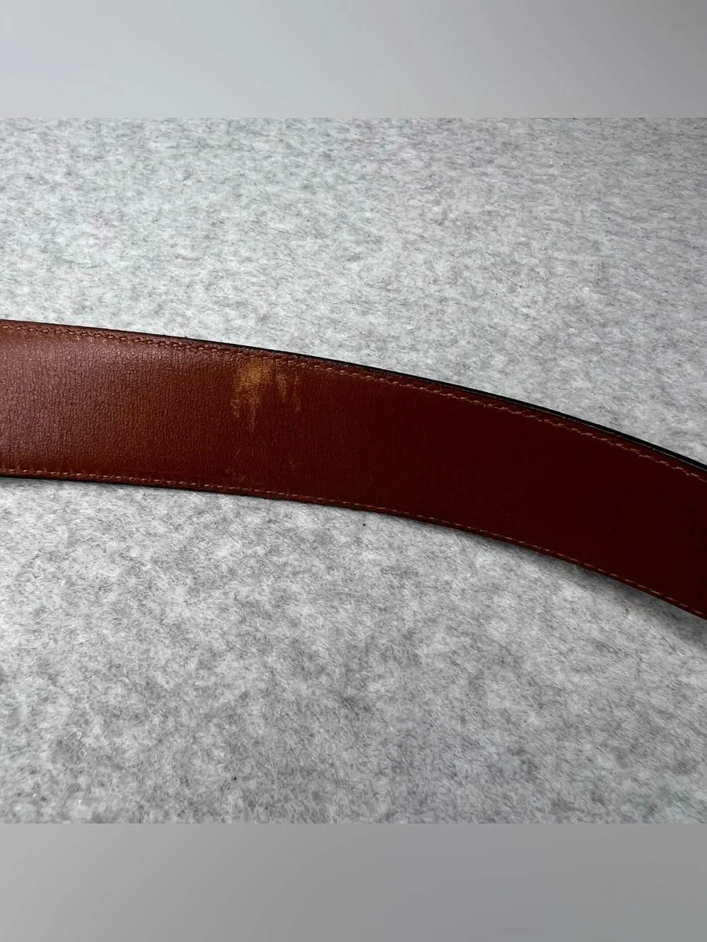 Coach Leather Belt Size 38 Polished Cowhide Brass Buckle Black 3931